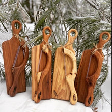 Load image into Gallery viewer, Baby Breadboard & Bowknife Set • Hickory